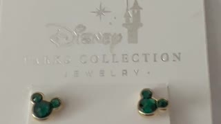 Disney Parks Mickey Mouse May Faux Birthstone Earrings #shorts