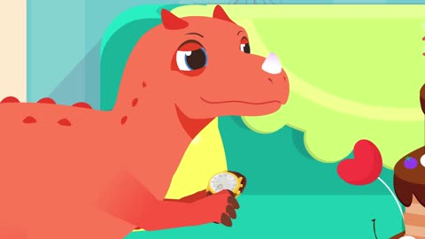 Baby Dino Ep7 Dinosaur Police Car | Kids Cartoon |