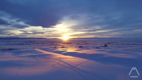 Montana Winter Sunset