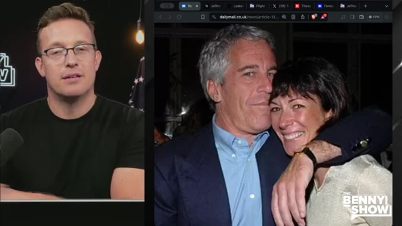 Benny Johnson: LEAKED Epstein Island Data