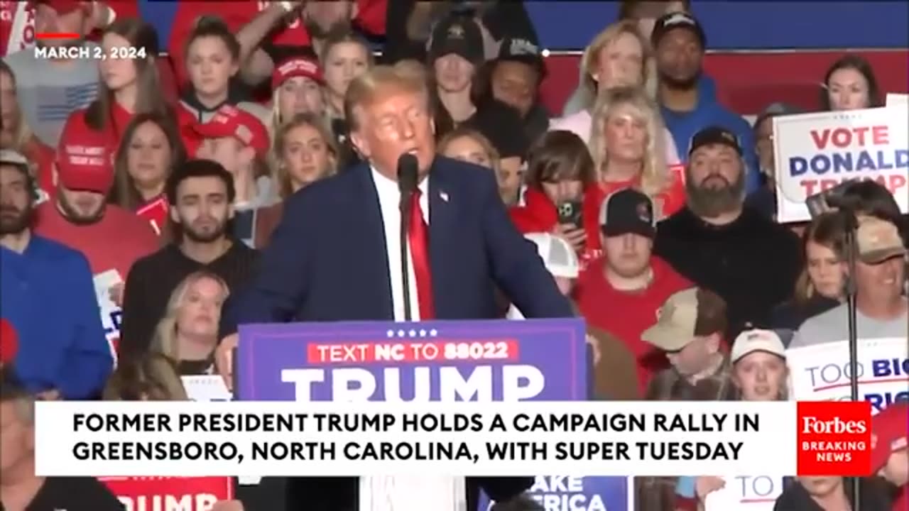 SHOCK MOMENT: Trump Abruptly Stops NC Rally Speech When Attendee Suffers Medical Emergency