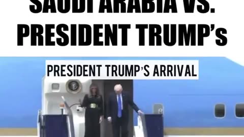Resident Biden's Arrival to Saudi Arabia vs President Trump's
