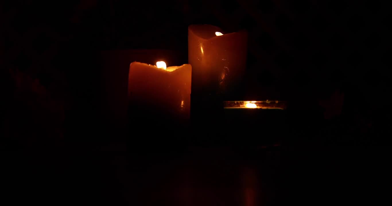 burning candles