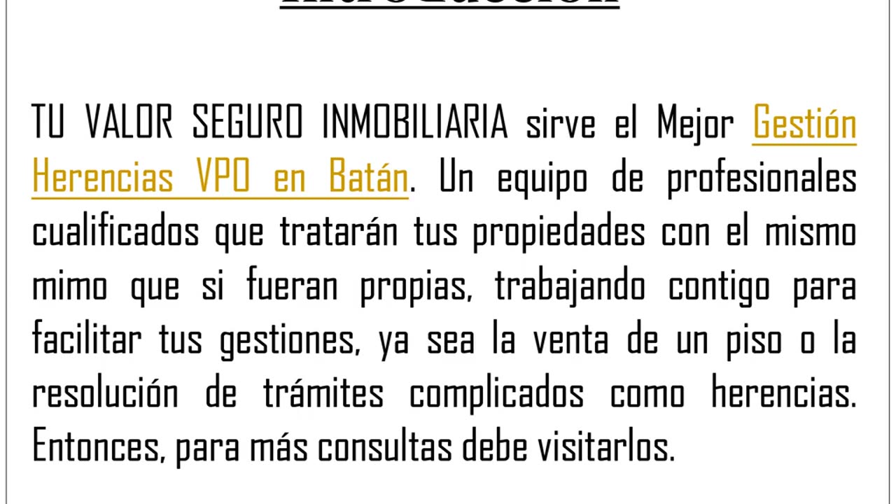 Mejor Gestión Herencias VPO en Batán