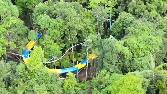 The World's LONGEST Water Slide!! (Malaysia's Paradise Island) 🇲🇾