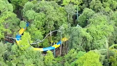 The World's LONGEST Water Slide!! (Malaysia's Paradise Island) 🇲🇾