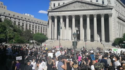 Protest New York City Manhattan City Hall