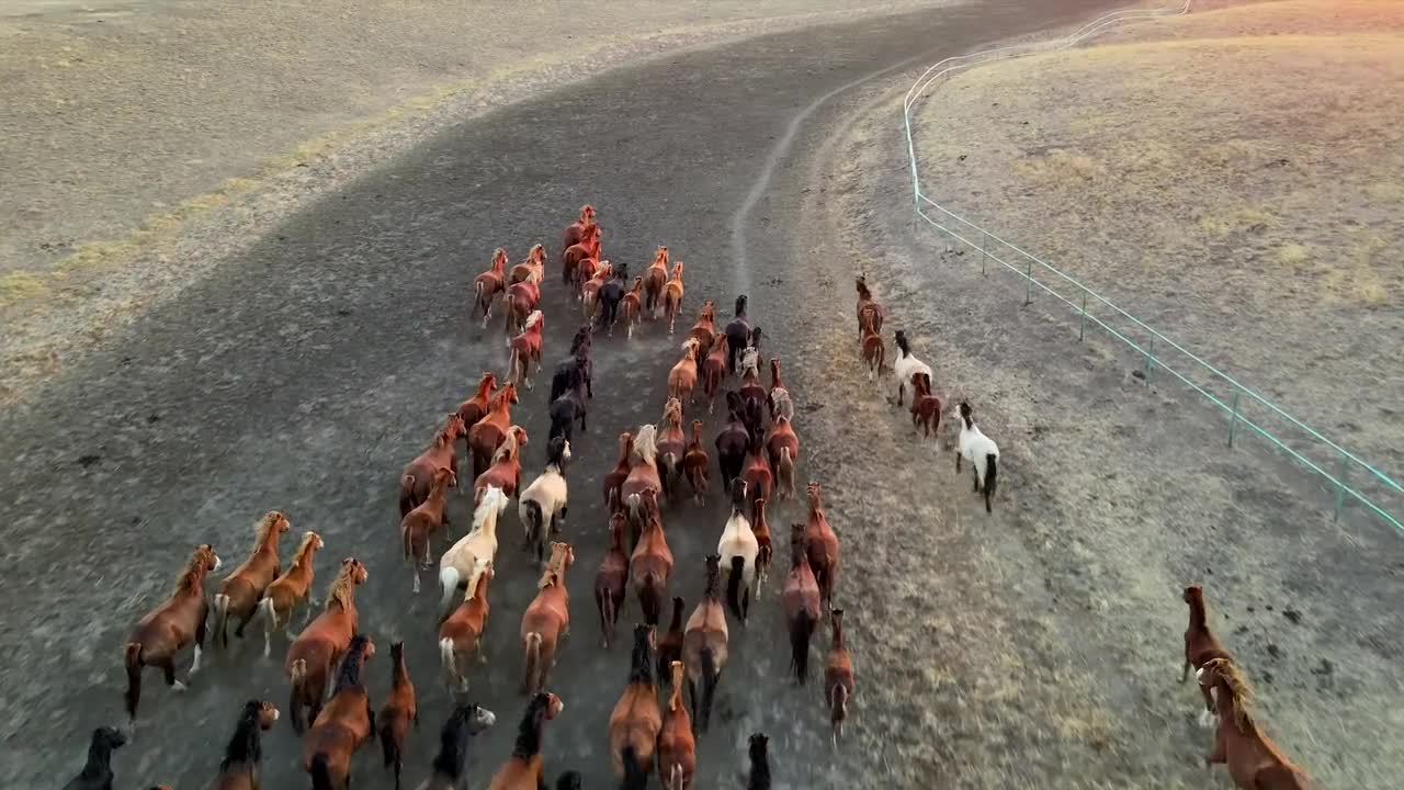 The beauty of the horse in nature