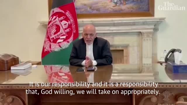 AFGHANISTAN PRESIDENT FLEE the country before the taliban move