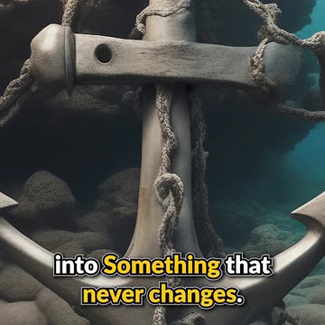 Anchor yourself firmly on the Rock!