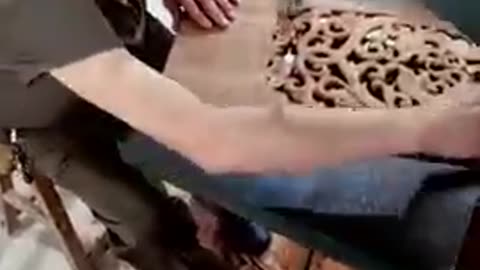 Amazing skills of worker