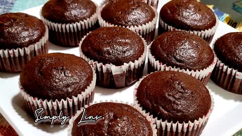 Simple Chocolate Cupcake🧁