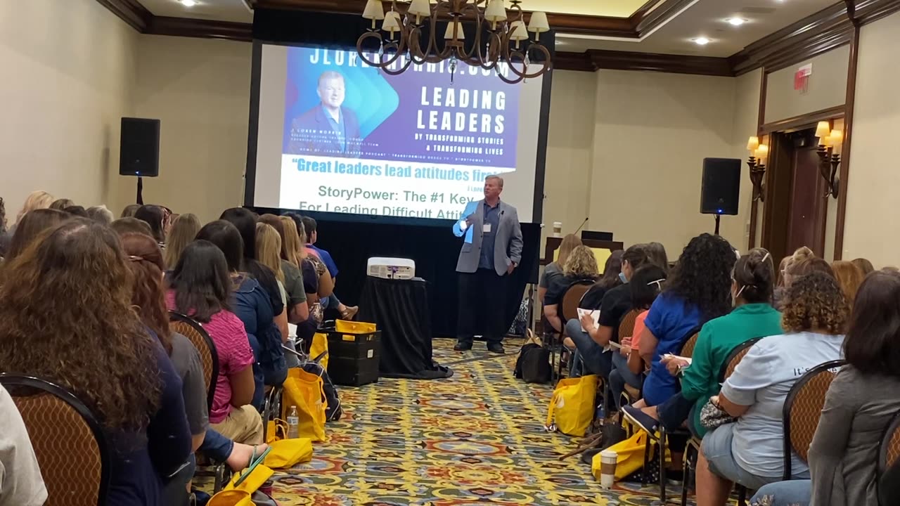 J Loren Norris presents Attitude Hack through StoryPower at TXPTA Annual Conference