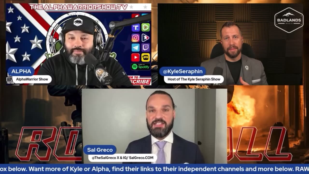 Badlands Media - Roll Call Code 3 Episode 19 with Alpha Warrior, Kyle Seraphin, & Sal Greco