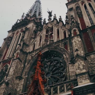 Gothic Architecture | Cathedral | The Church of St. Nicholas, Kiyv, Ukraine #gothicarchitecture