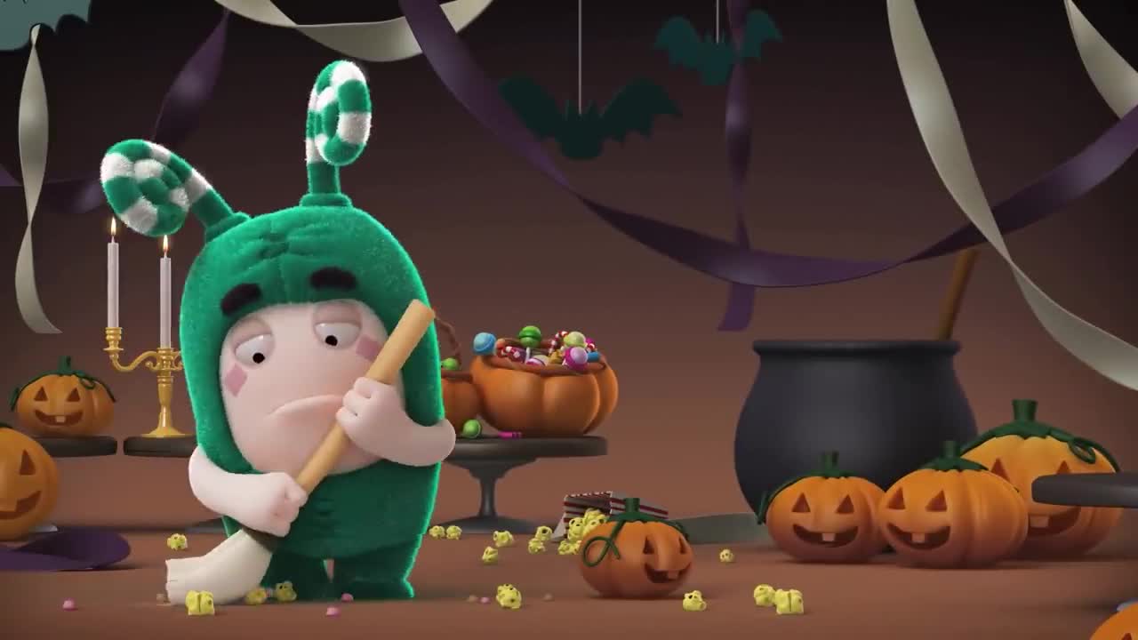 Oddbods , Zombie Apocalypse - Halloween Special , Cartoons For Kids