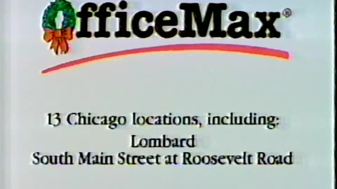 December 10, 1991 - OfficeMax Commercial