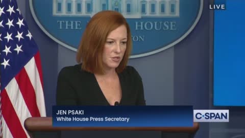Psaki said we're coordinating with the Taliban on everything basically