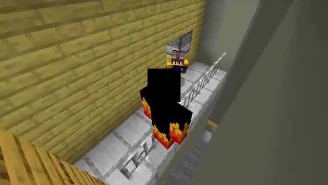 Roubou banco no Minecraft