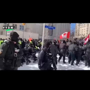 CANADIAN POLICE TARGET SENIOR CITIZENS TO ARREST IN FREEDOM CONVOY PROTESTS
