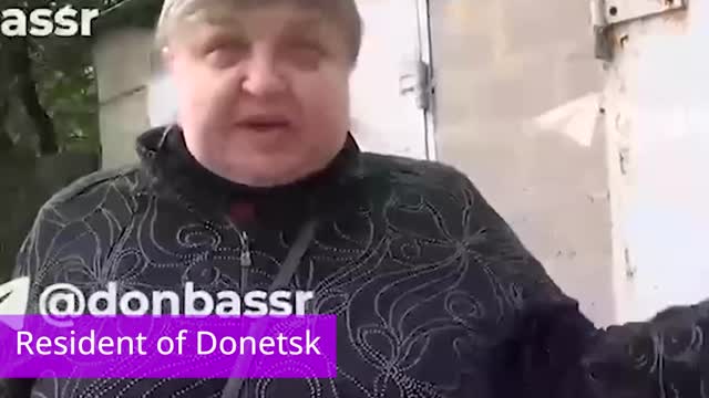 Resident of Donetsk told how her neighbor was killed by a Ukrainian shell