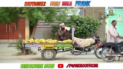 Batamez fruit Wala prank by Nadir ali