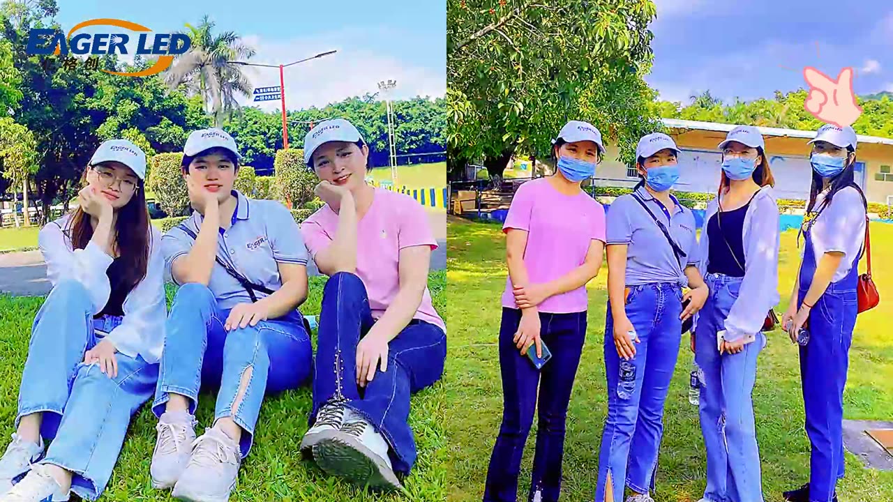 EagerLED company team building, let employees enjoy the fun of nature in their spare time.