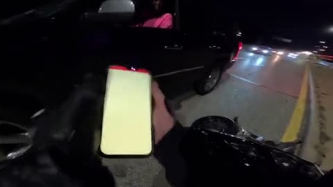 Female Motorcyclist Racing Over 100 MPH On Highway Learns A Very Painful Lesson