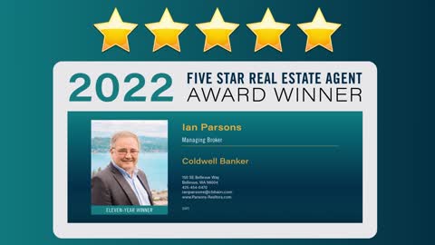 2022 Seattle Five Star Real Estate Agent Ian Parsons