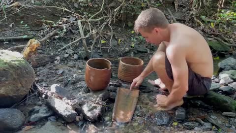 Primitive Technology: Making Iron From Creek Sand