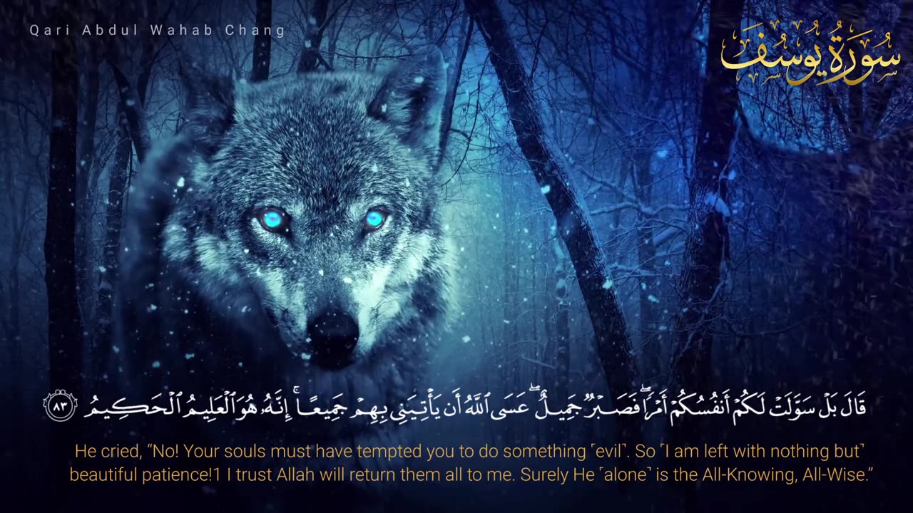 Beautiful Recitation (Tilawat) of Surah Yusuf by Qari Abdul Wahab Chang