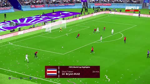 eFootball PES 2021 l The former champions first match FIFA World Cup Quatar 2022 Spain v Costa Rica