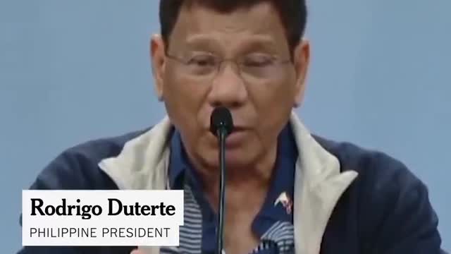 PRESIDENT OF THE PHILIPPINES: "FOR THOSE WHO DO NOT WANT IT...
