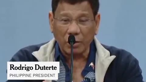 PRESIDENT OF THE PHILIPPINES: "FOR THOSE WHO DO NOT WANT IT...