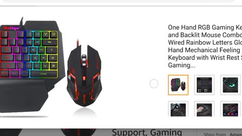 Gaming Keyboard Set for Game