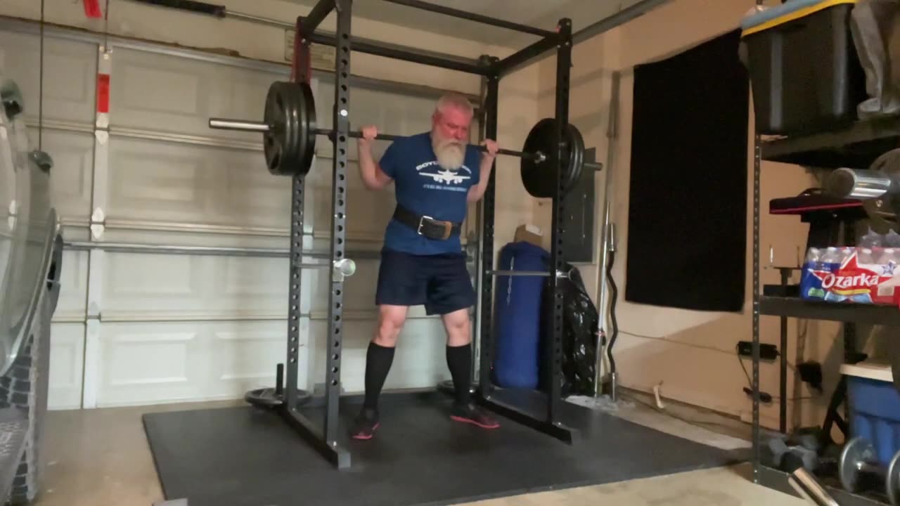 Squat set at 405 x 4/5