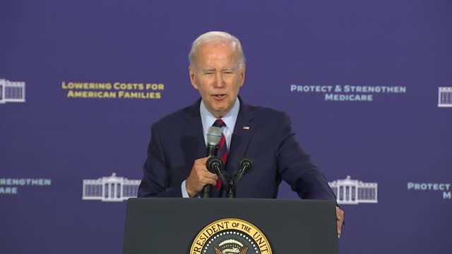 President Biden accuses Republicans of wanting to take away Medicare and Social Security