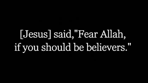 Conversation Between Jesus and Allah | Surah Al-Ma'idah (verses: 109 - 120)