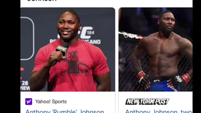 R.I.P. Anthony Rumble Johnson