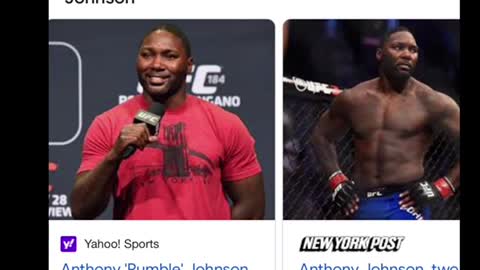 R.I.P. Anthony Rumble Johnson