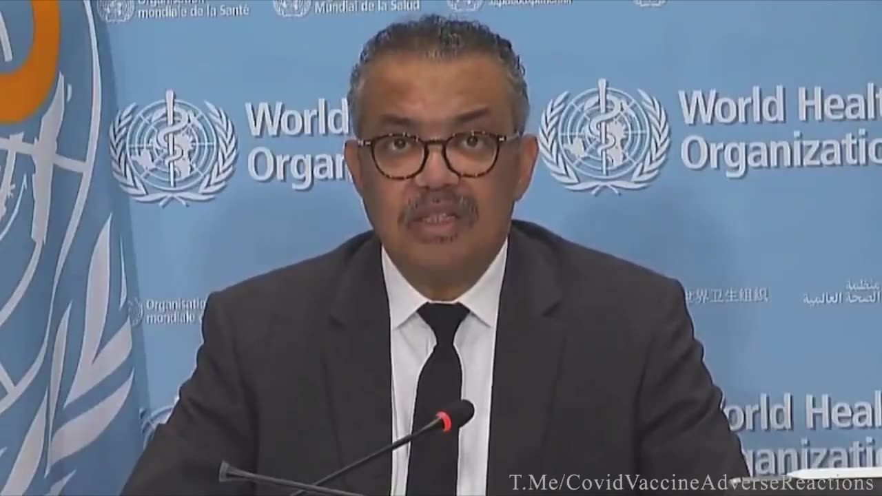 Tedros explains that they have ‘Bird Flu Vaccines’ BEFORE their upcoming ‘WHO Pandemic’.