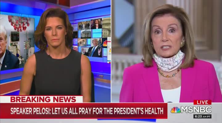 MSNBC Plays Out Fantasy of Pelosi Becoming Acting President Live On-Air