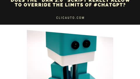 🤖DOES THE "DAN 2.0" SCRIPT REALLY ALLOW TO OVERRIDE THE LIMITS OF #CHATGPT?