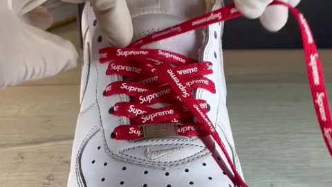 How to lace Air force X supreme 🤩🤩🤩🤩