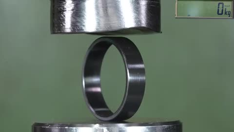 How Strong Is Tungsten Ring? Hydraulic Press Test!7