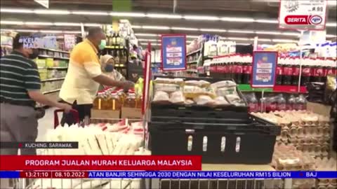 8 OKT 2022 BERITA TGH HARI – PROGRAM JUALAN MURAH KELUARGA MALAYSIA DAPAT SAMBUTAN MENGGALAKKAN