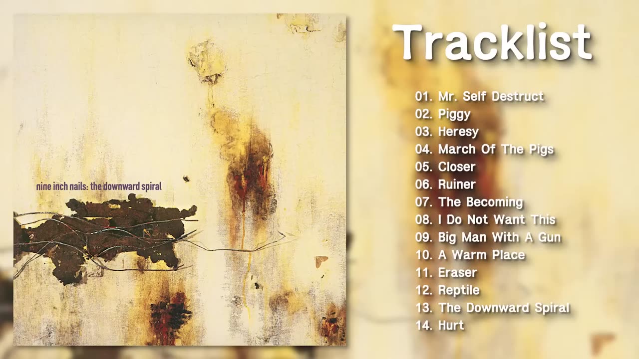 NINE INCH NAILS - THE DOWNWARD SPIRAL 1994 - FULL ALBUM 1080{ HD