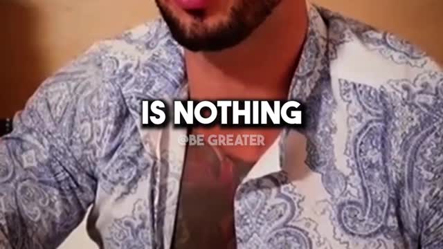 Most Men aren't even living - Andrew Tate