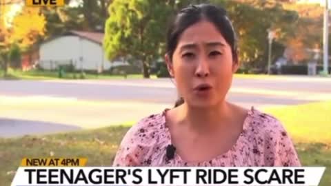 Teen Jumps out of a moving Lyft after Driver made her feel Uncomfortable.