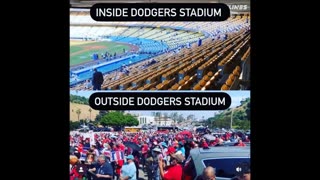 Inside & outside the Dodgers stadium